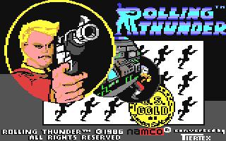 Rolling Thunder Title Screen